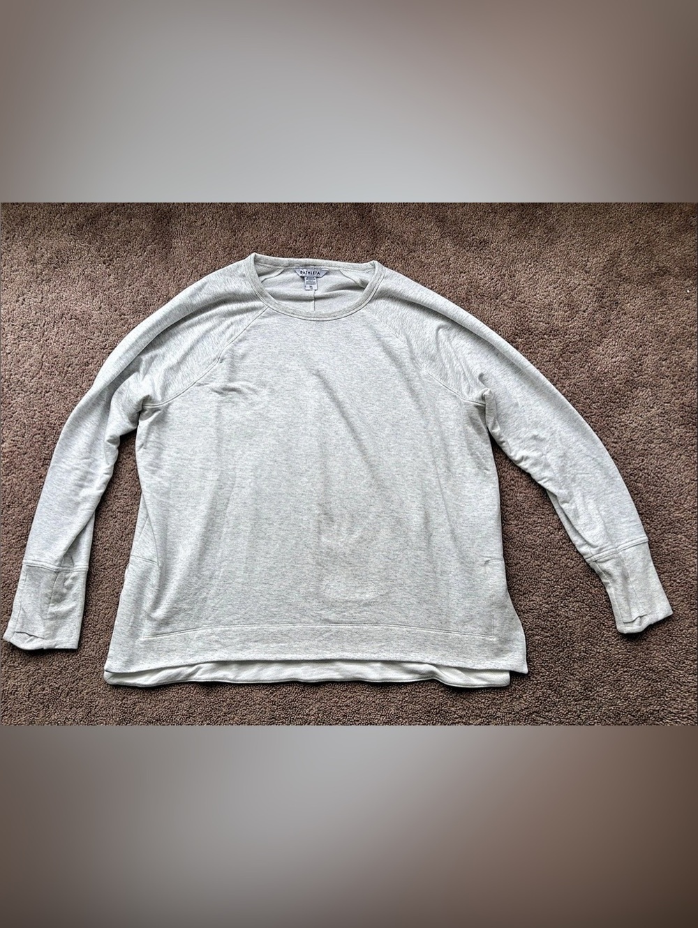 Athleta Coaster Luxe Recover Sweatshirt White XL